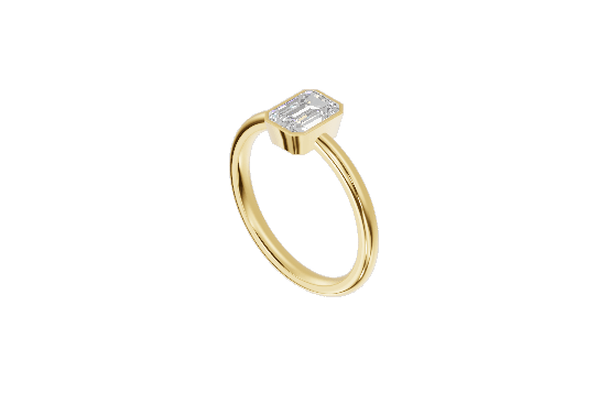 Bezel - Moissanite Engagement Rings