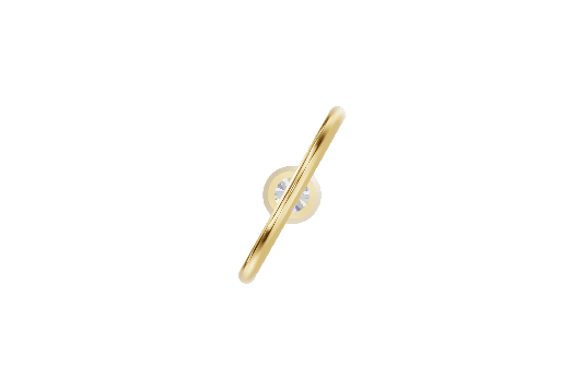 Slim Bezel - Moissanite Engagement Rings