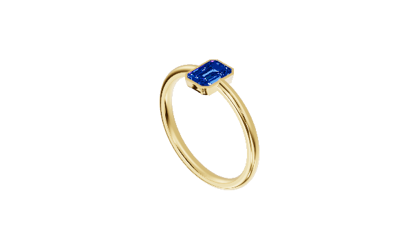 Bezel - Moissanite Engagement Rings