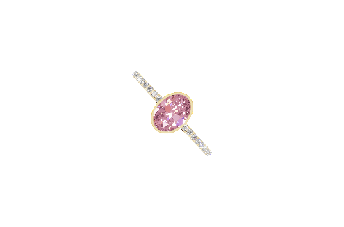 Bezel - Moissanite Engagement Rings