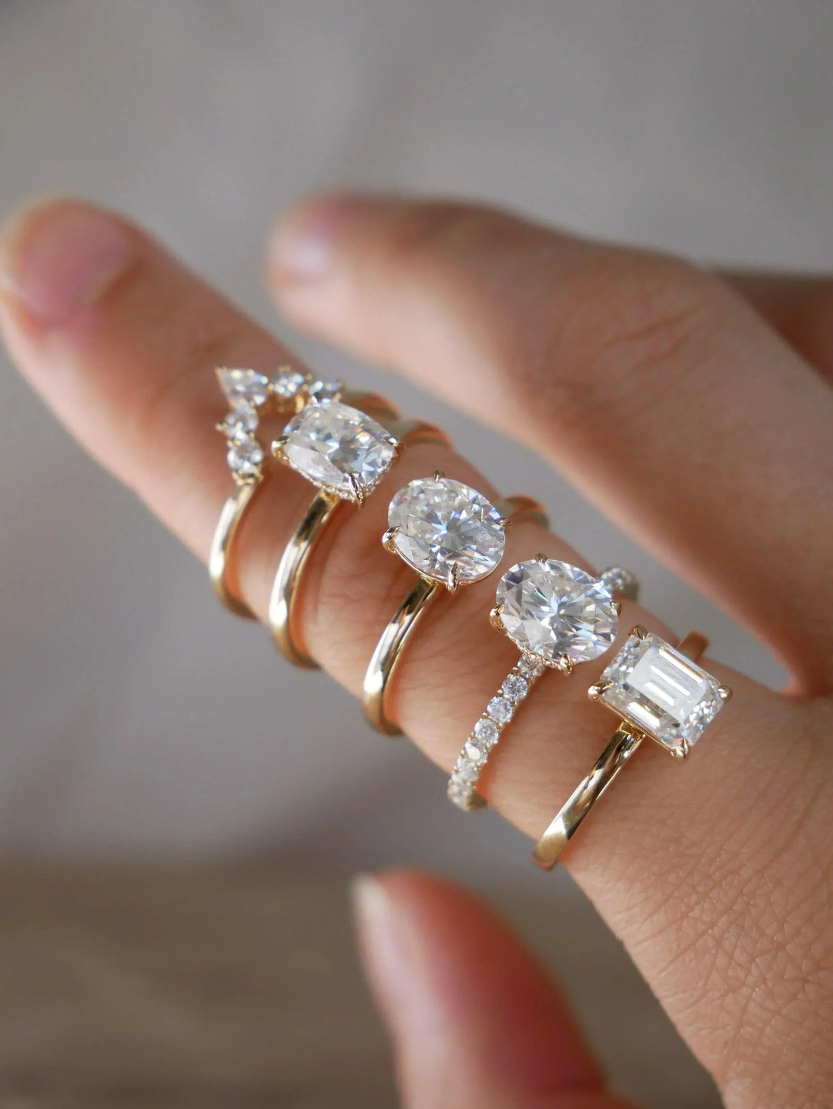 Buy Now - Moissanite Engagement Rings