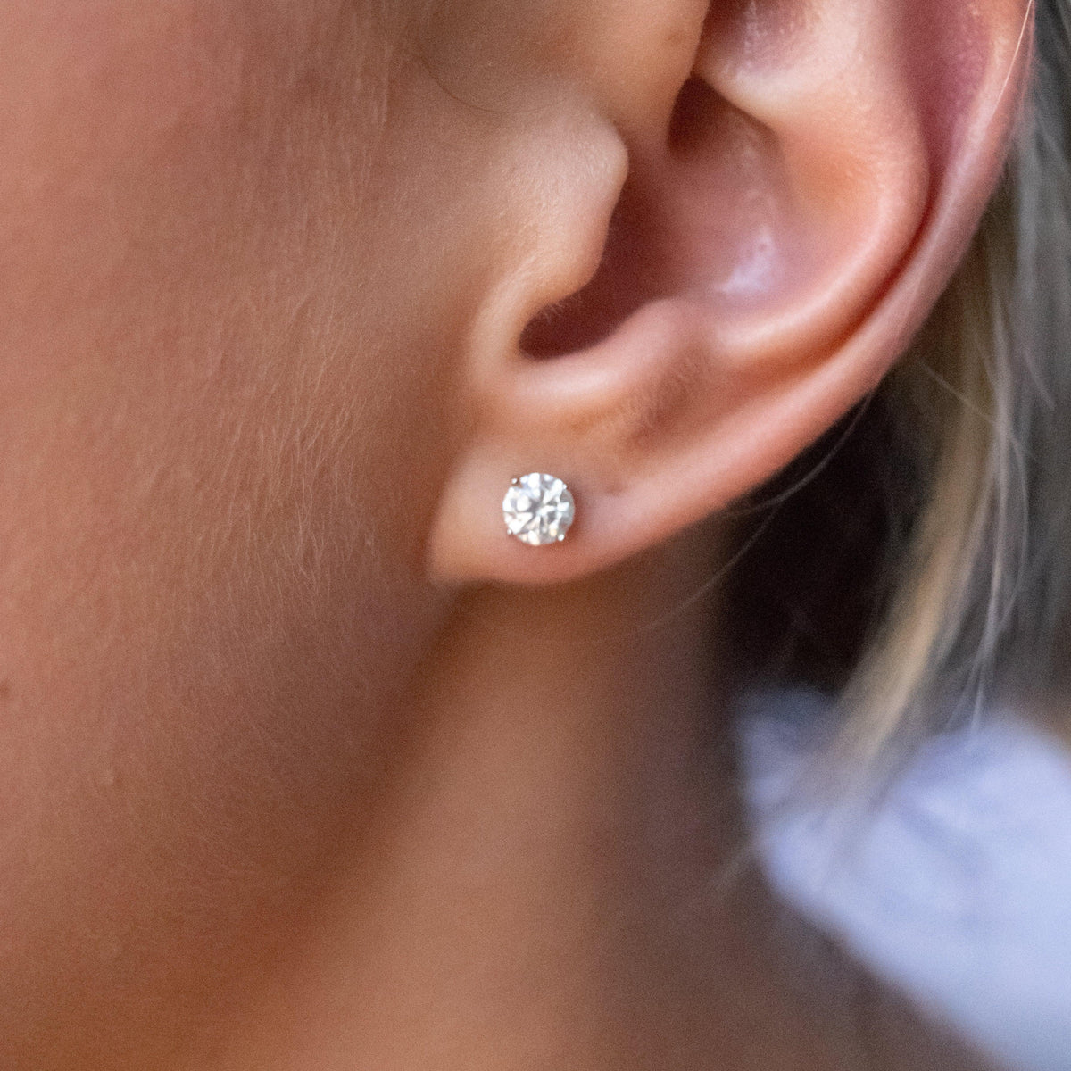 Earrings - Moissanite Engagement Rings