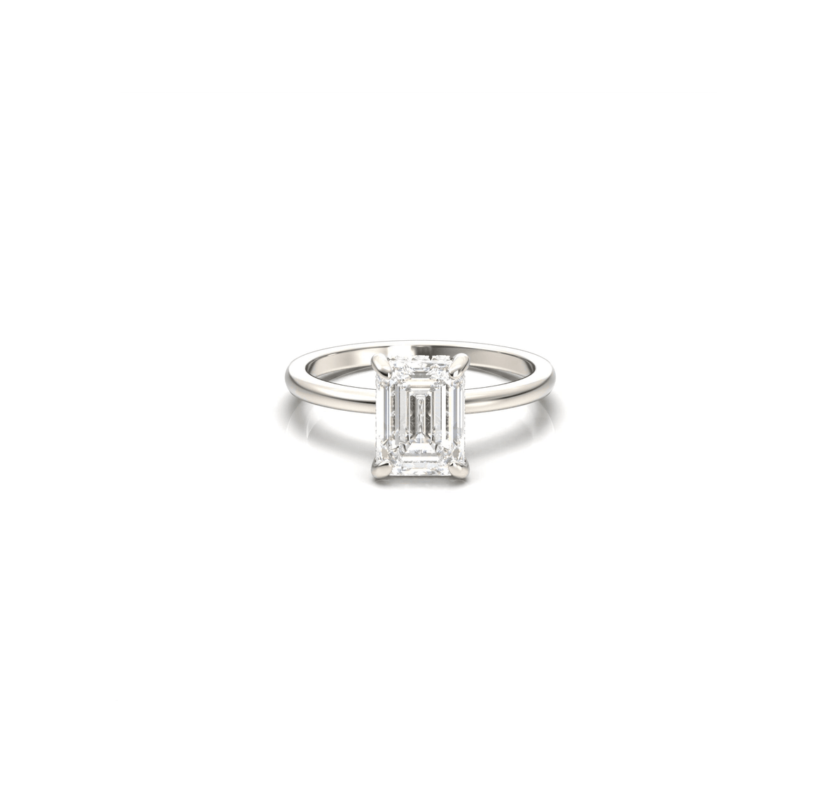 Emerald - Moissanite Engagement Rings