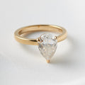 Lila — Pear Solitaire Diamond Engagement Ring
