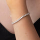 Diamond Bracelet Round Cut - Moissanite Engagement Rings