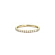 Full Pavè Diamond Wedding Band - Moissanite Engagement Rings