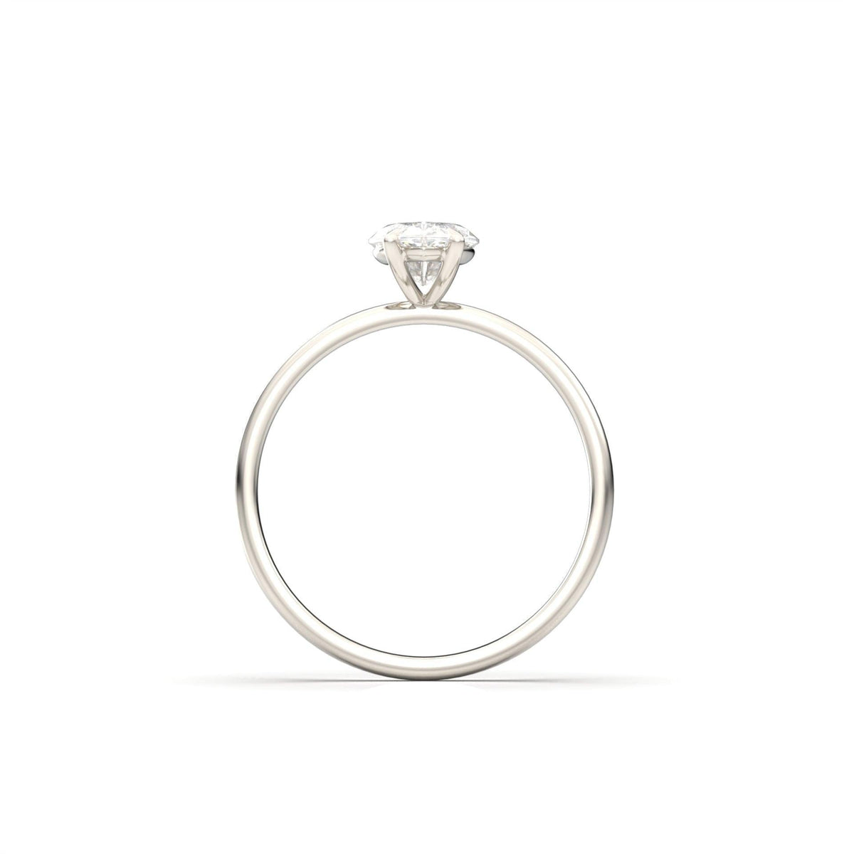 Marquise Solitaire Diamond Engagement Ring - Moissanite Engagement Rings