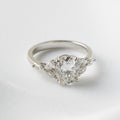 Mira — Oval Triple Marquise Accent Stones Diamond Engagement Ring