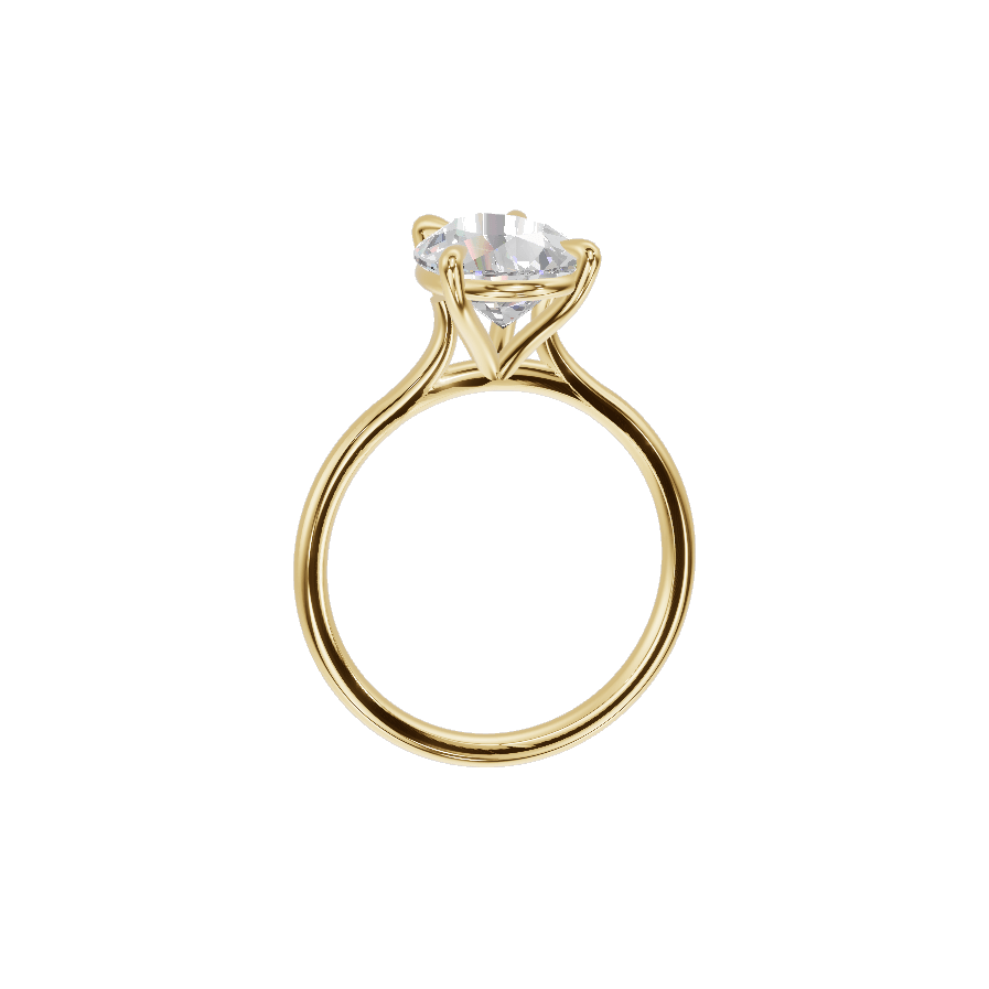Pear Cathedral - Moissanite Engagement Rings