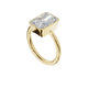 Slim Bezel - Moissanite Engagement Rings
