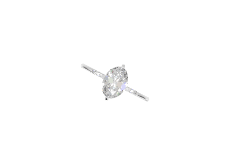 Solitaire - Moissanite Engagement Rings